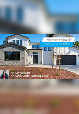 955 Monte Rosa Dr，Menlo Park, CA 94025