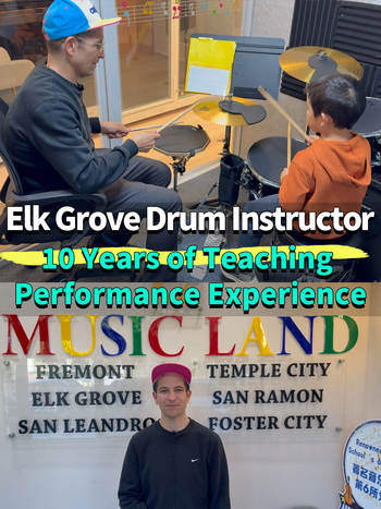 英文版-Elk Grove 架子鼓老师，10 年教+演出经验