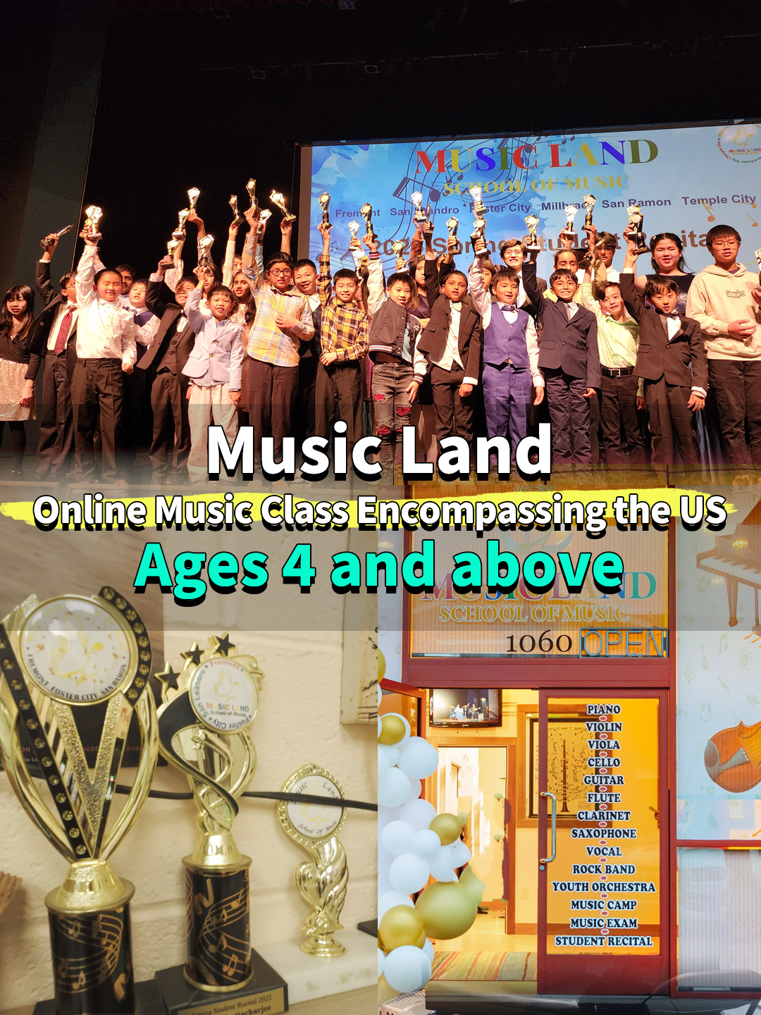 英文版-Music Land全美线上线下，音乐无龄限