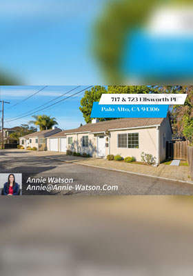 717 & 723 Ellsworth Pl, Palo Alto, CA 94306