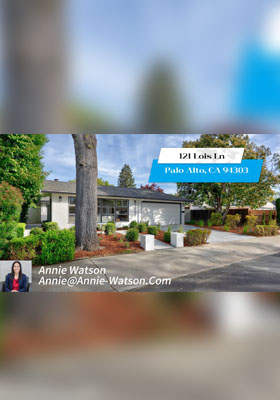 121 Lois Ln Palo Alto, CA 94303