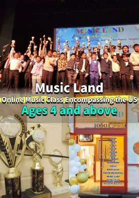 英文版-Music Land全美线上线下，音乐无龄限