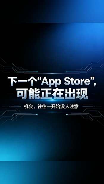 下一个“App Store”，可能正在出现