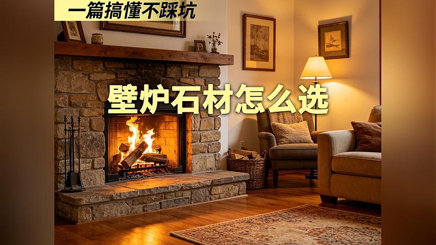 壁炉石材怎么选，一篇搞懂不踩坑