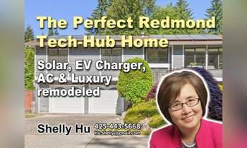 Updated Redmond Home Near Tech & Top Schools