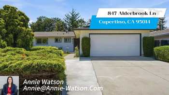 847 Alderbrook LnCupertino, CA 95014