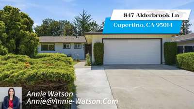 847 Alderbrook LnCupertino, CA 95014
