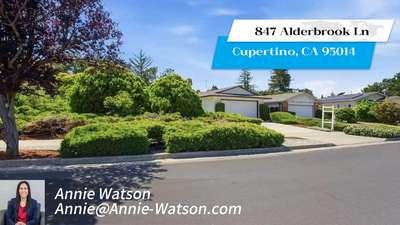 847 Alderbrook LnCupertino, CA 95014
