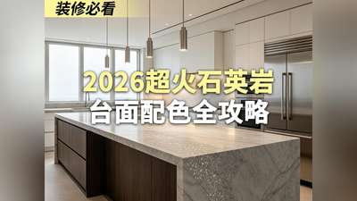 2026超火石英岩 台面配色全攻略