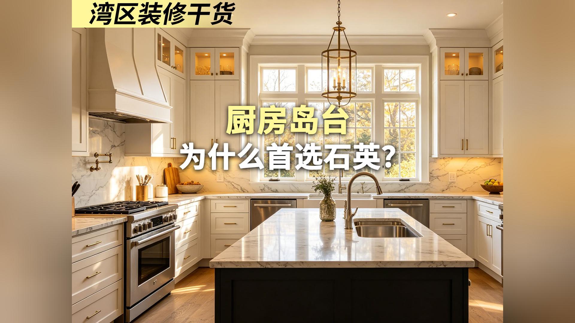 厨房岛台 为什么首选石英?