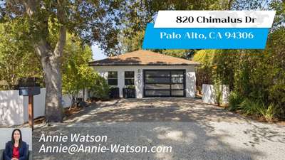 820 Chimalus Dr Palo Alto, CA 94306