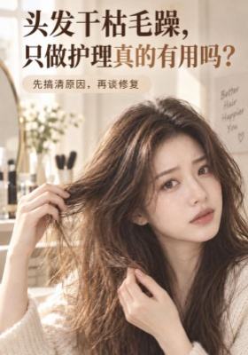 头发干枯毛躁，只做护理真的有用吗？