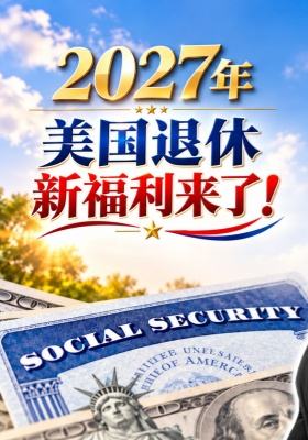 2027年美国退休新福利来了！