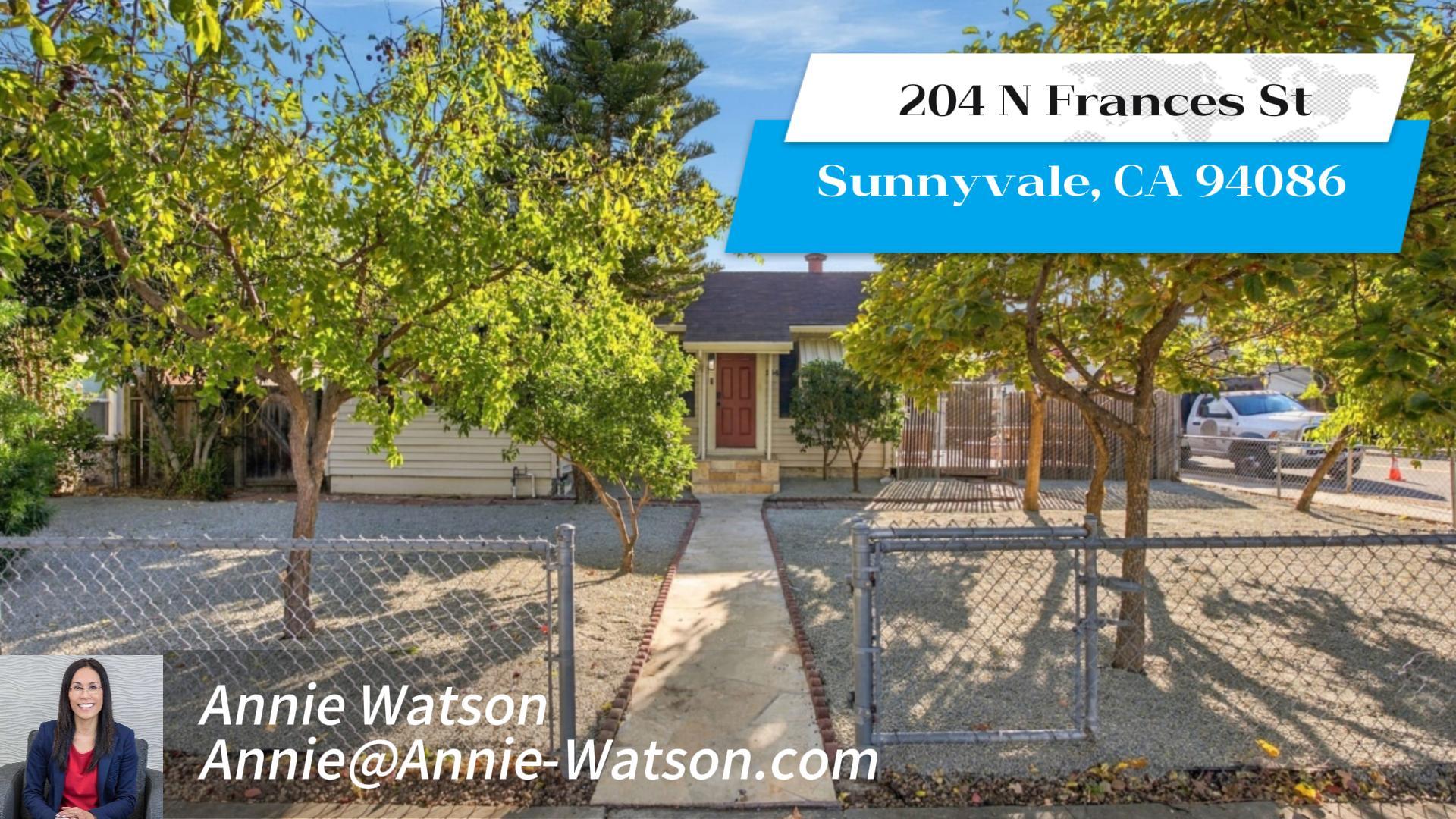 204 N Frances St Sunnyvale, CA 94086